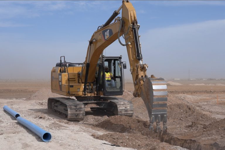 Road and sewer for Betenbough Homes